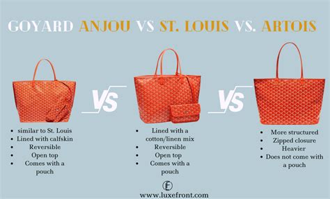 Goyard anjou vs st louis